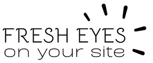 fresh eyes on your site logo