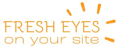 fresh eyes on your site logo